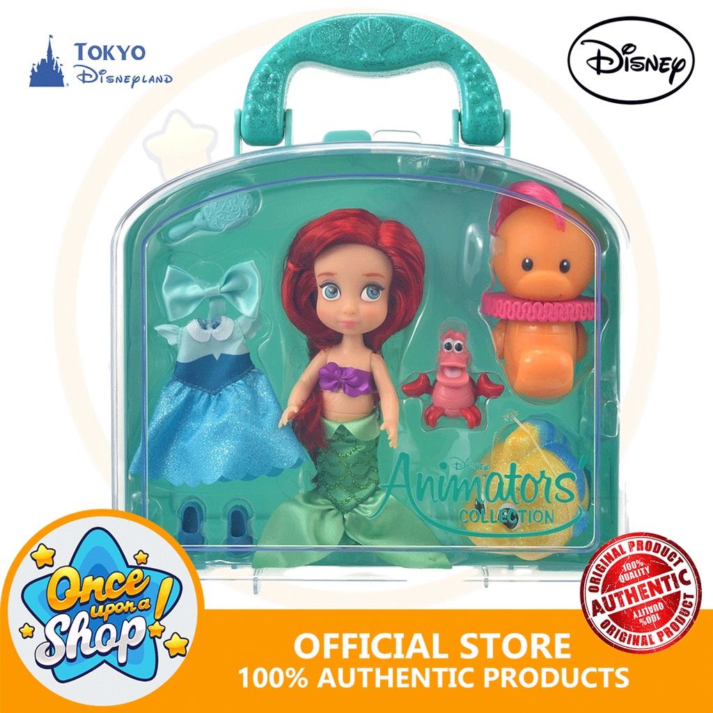 Disney Animators Collection Doll Ariel, Flounder, Sebastian Mini ...