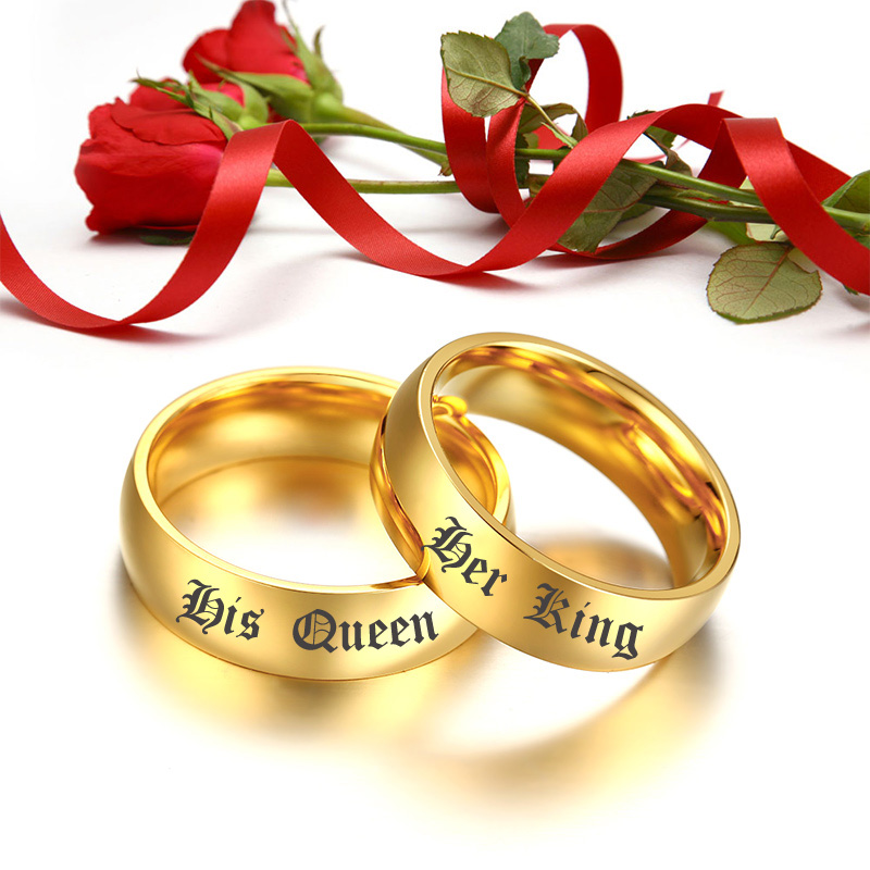 His queen her on sale king wedding bands