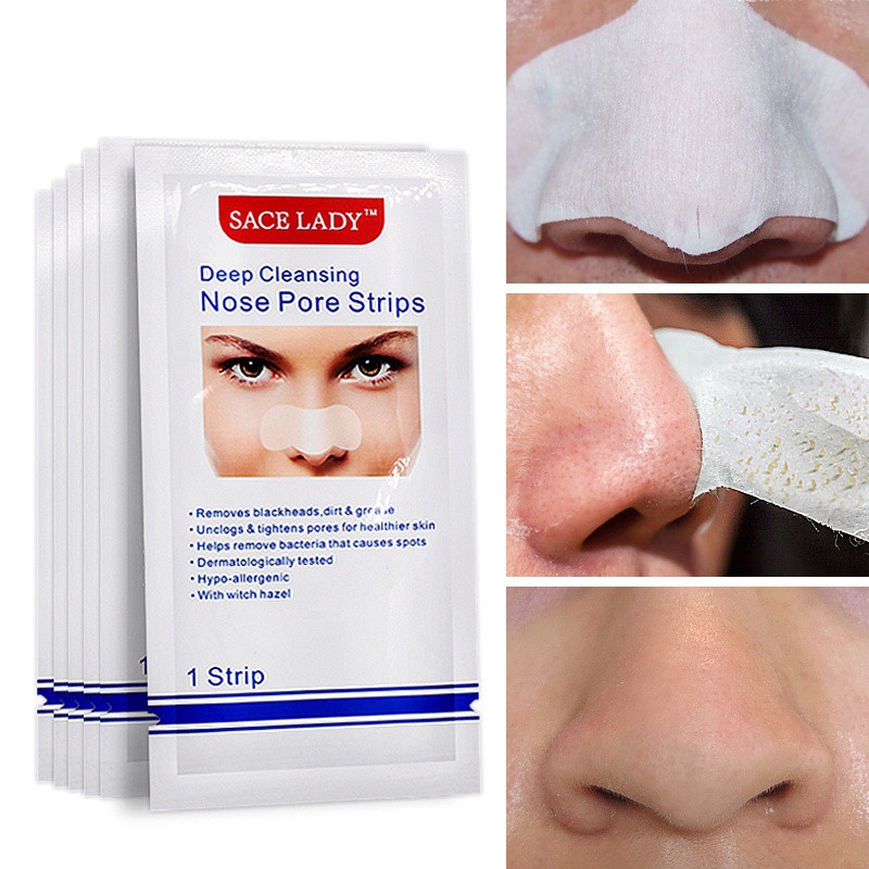 SACE LDAY Nose Strip Control Oil Remove Pimples Blackheads Cleaning ...