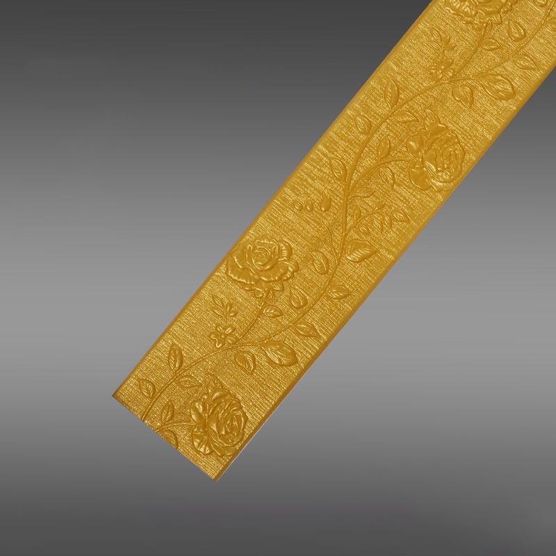 2.3m 3D Wallpaper Border Wall Sticker Wall Trim Line Waterproof PE Foam ...