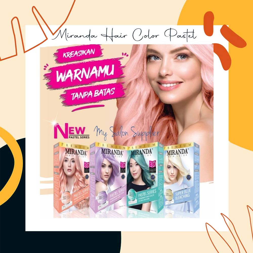 Miranda Premium Hair Color 30ml Hair Dye Permanent Hair Dye 3D Color