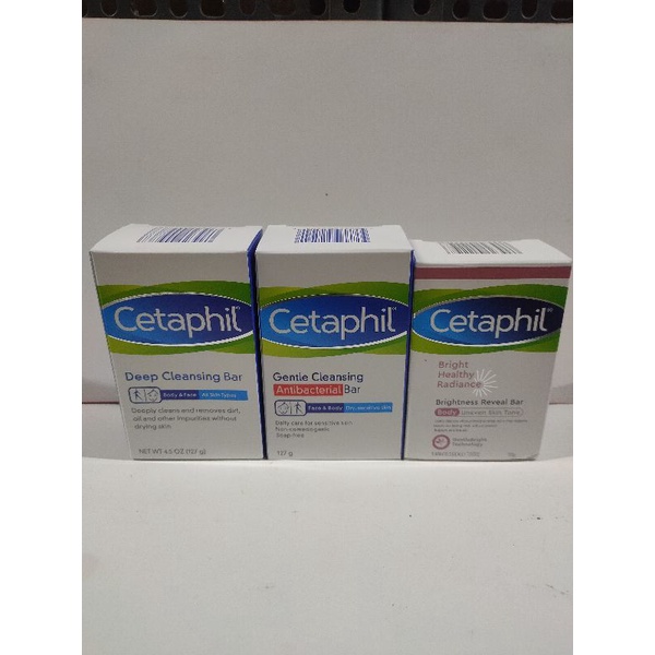 Cetaphil Antibacterial Bar Soap 127g | Shopee Philippines