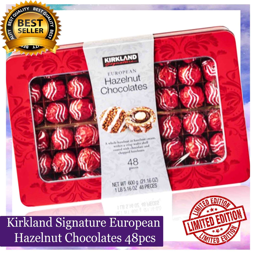 Kirkland Signature European Hazelnut Chocolates 48pcs Shopee Philippines