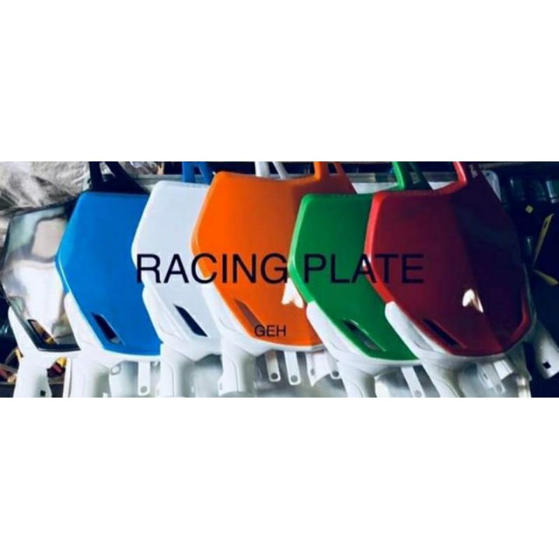 Racing plate front enduro for XRM w/color | Shopee Philippines