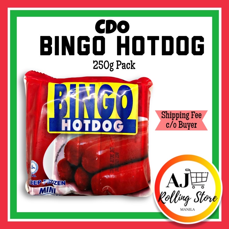 Food & Beverage CDO Bingo Hotdog 250g Pack Shopee Philippines