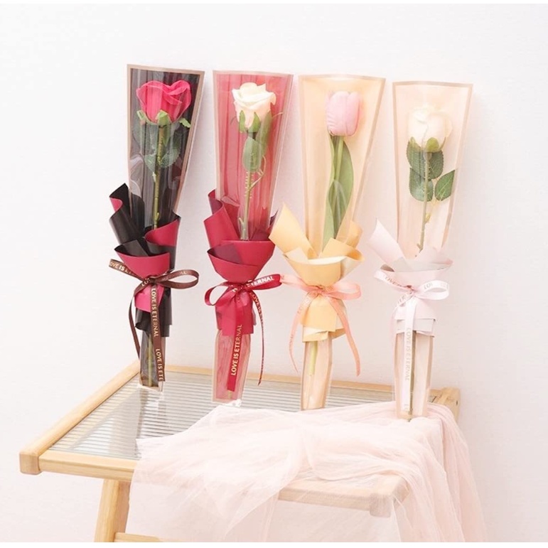 10PCS Transparent Framed Waterproof Flowers Bouquet Packaging Bag 13. –  Floral Supplies Store