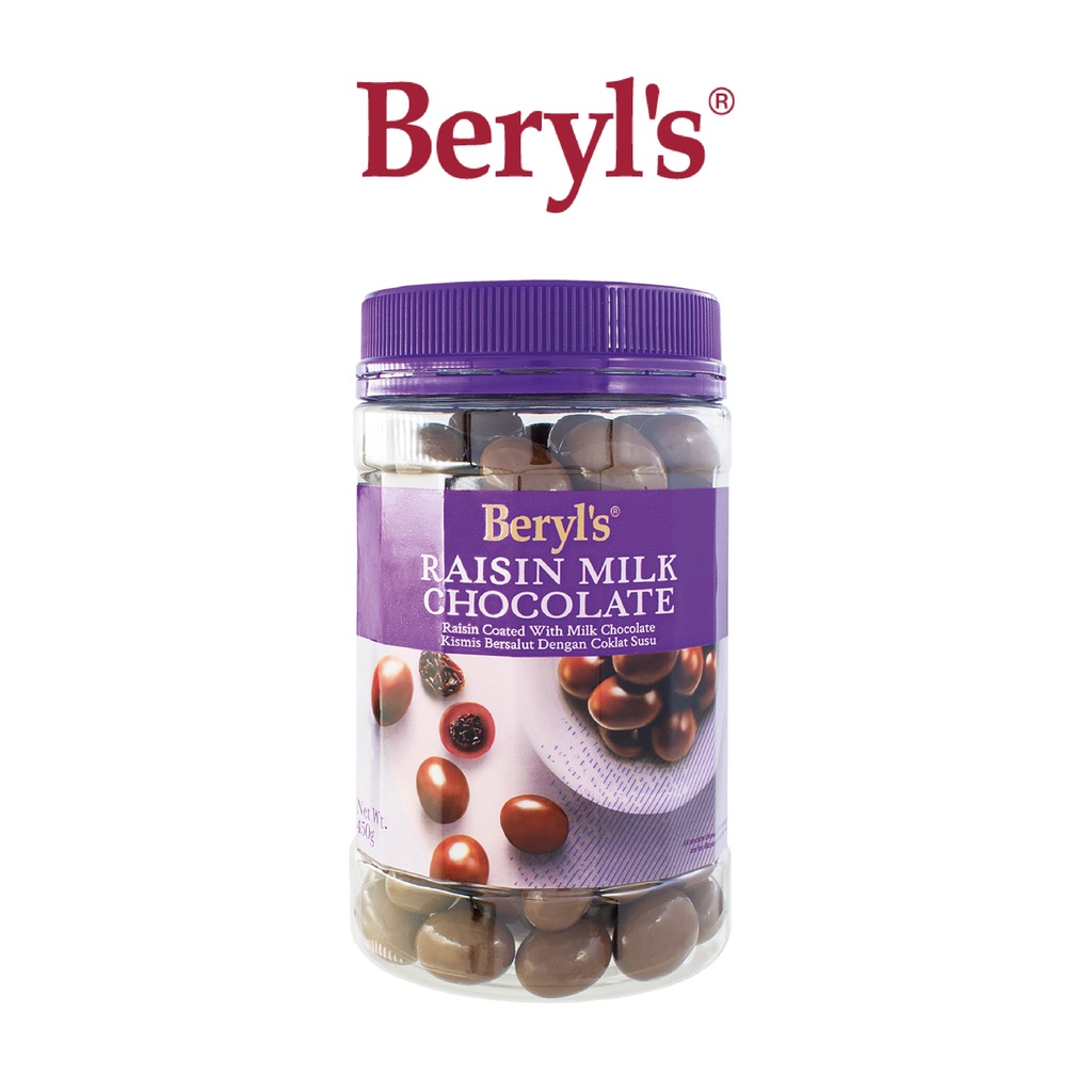 Beryl's Raisin Coated With Milk Chocolate (450g) | Shopee Philippines