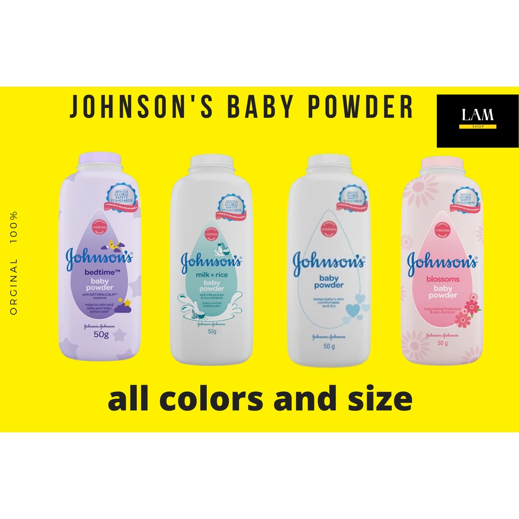 Johnson baby best sale powder white