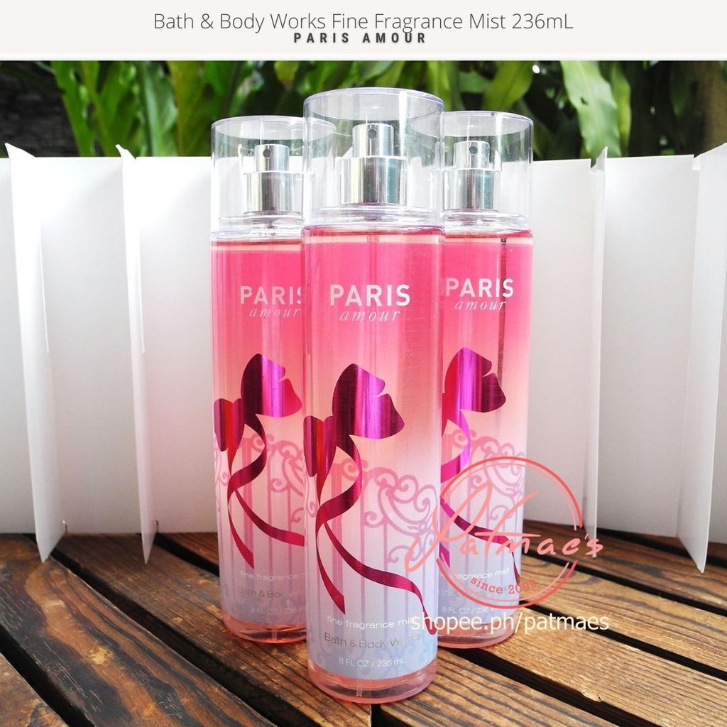 Paris amour body mist hot sale