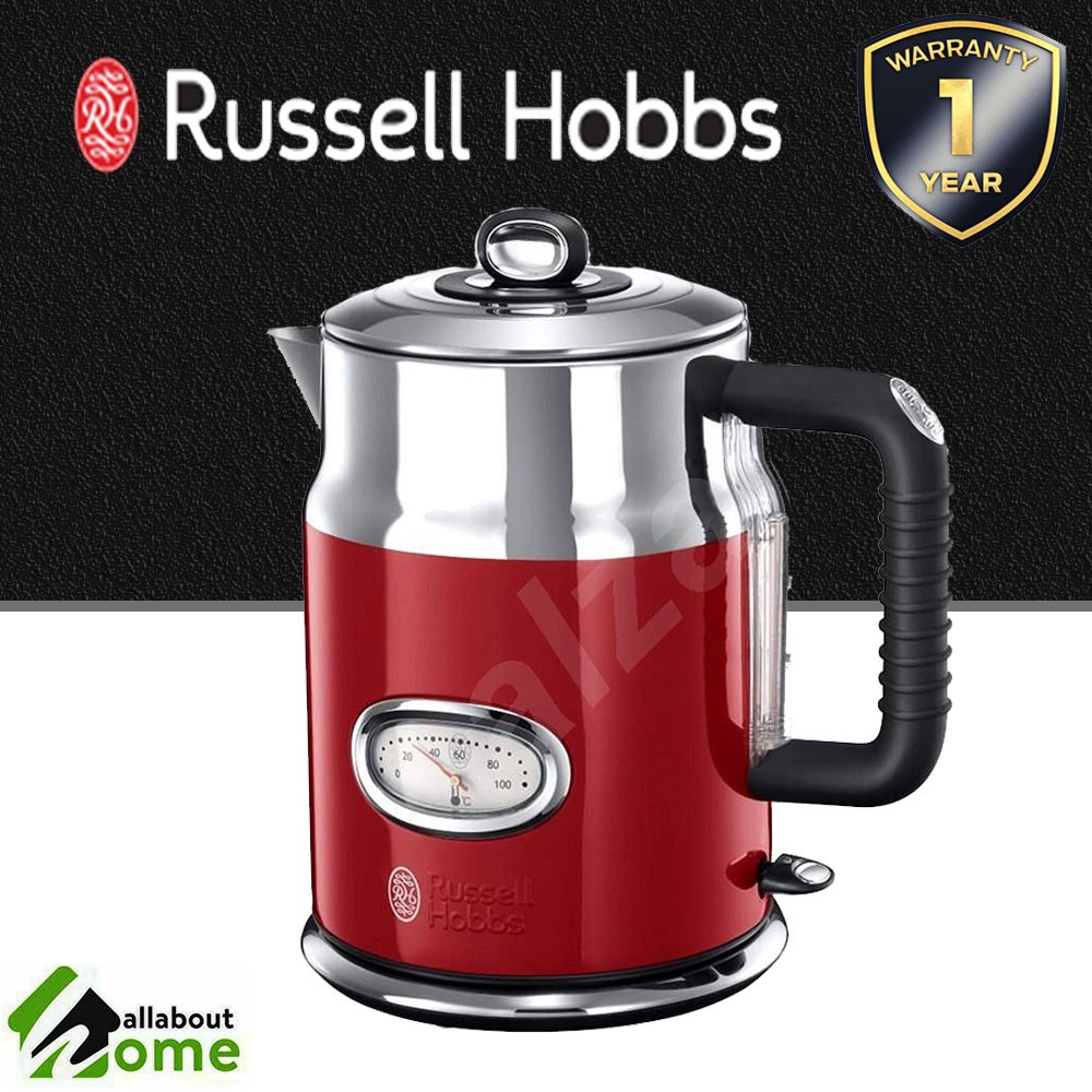 Russell Hobbs Retro Kettle 2167070 (Ribbon Red) Shopee Philippines