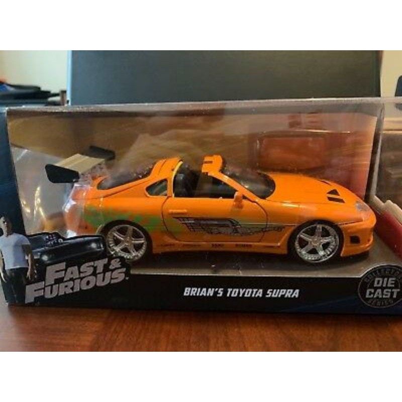 124 Jada Fast and Furious Brian's Toyota Supra diecast car READY STOCK