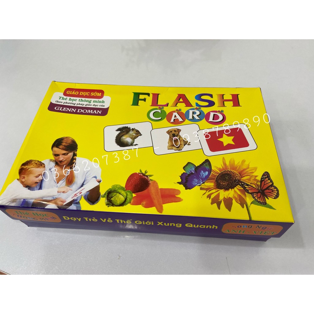 Smart learning cards for children, large and hard, 15 bilingual English ...