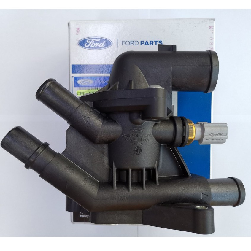 Ford Motorcraft Thermostat Housing with ECT Sensor and Thermostat for Ford Fiesta 1.0L PN RH242