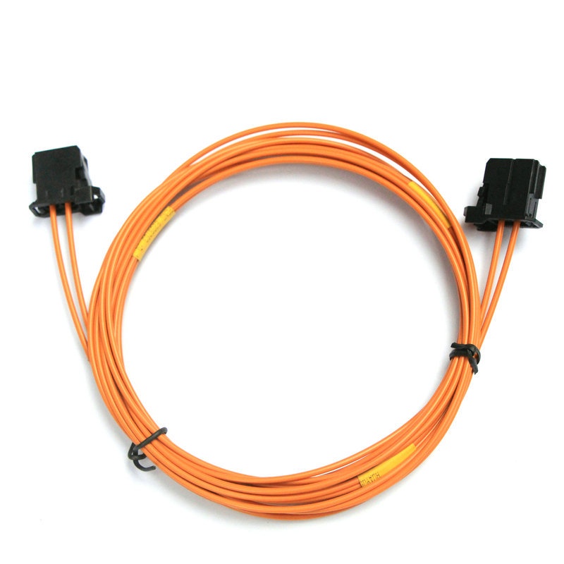 1M Male To Male MOST Fiber Optic Optical Loop Bypass Cable Adapter For