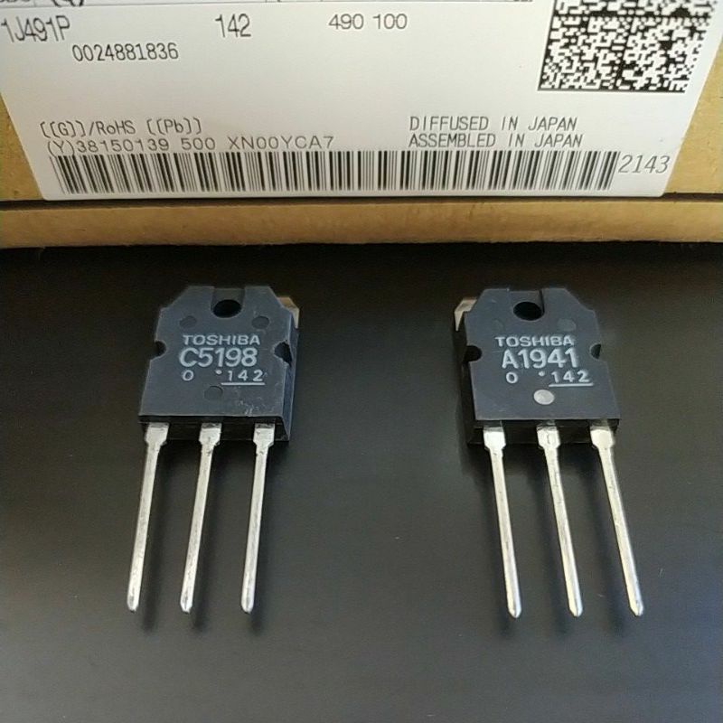 Transistor C5198 A1941 Original Assembly in Japan Diiffused in Japan