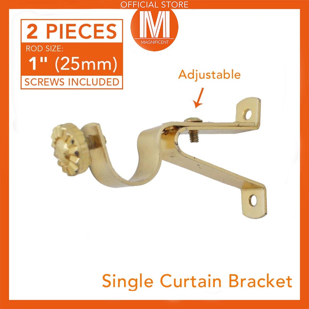 Adjustable Curtain Rod Brackets For 25mm 1 2 Pieces Shopee   Ae955d752d3138cb24ebddac2a620556