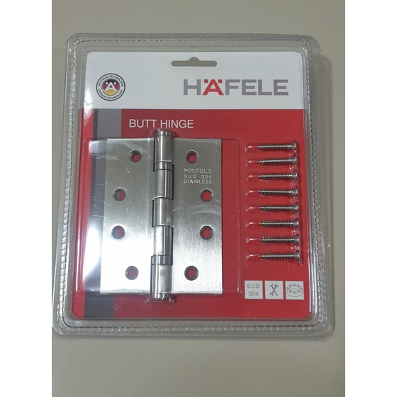 Hafele door hinge 4"x3" stainless steel SUS304 (1pair) Shopee Philippines