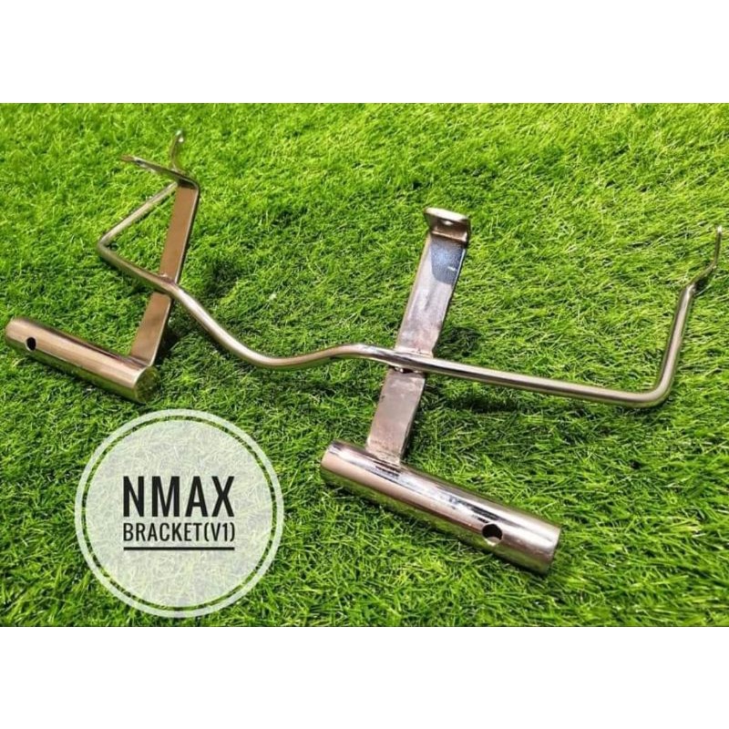 STAINLESS BRACKET FOR NMAX V1/V2 HEAVY DUTY FOR LASER GUN AND MINI DRIVING LIGHT Shopee