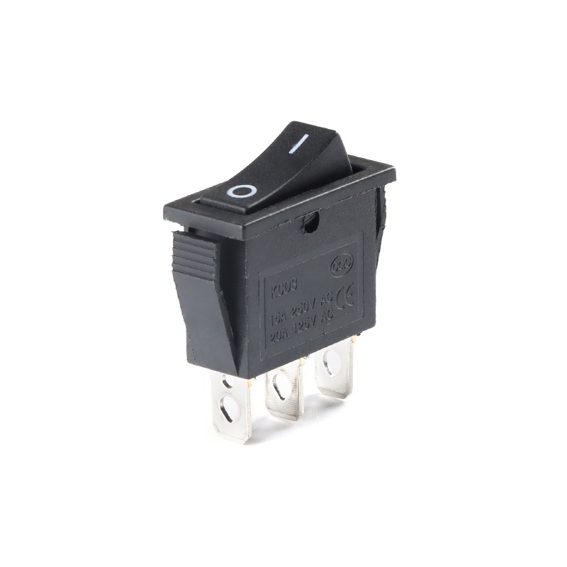 5-Pack Mini SPDT Momentary Rocker Switches - 3-Pin (ON)-Off-(ON) Spring Return Switches
