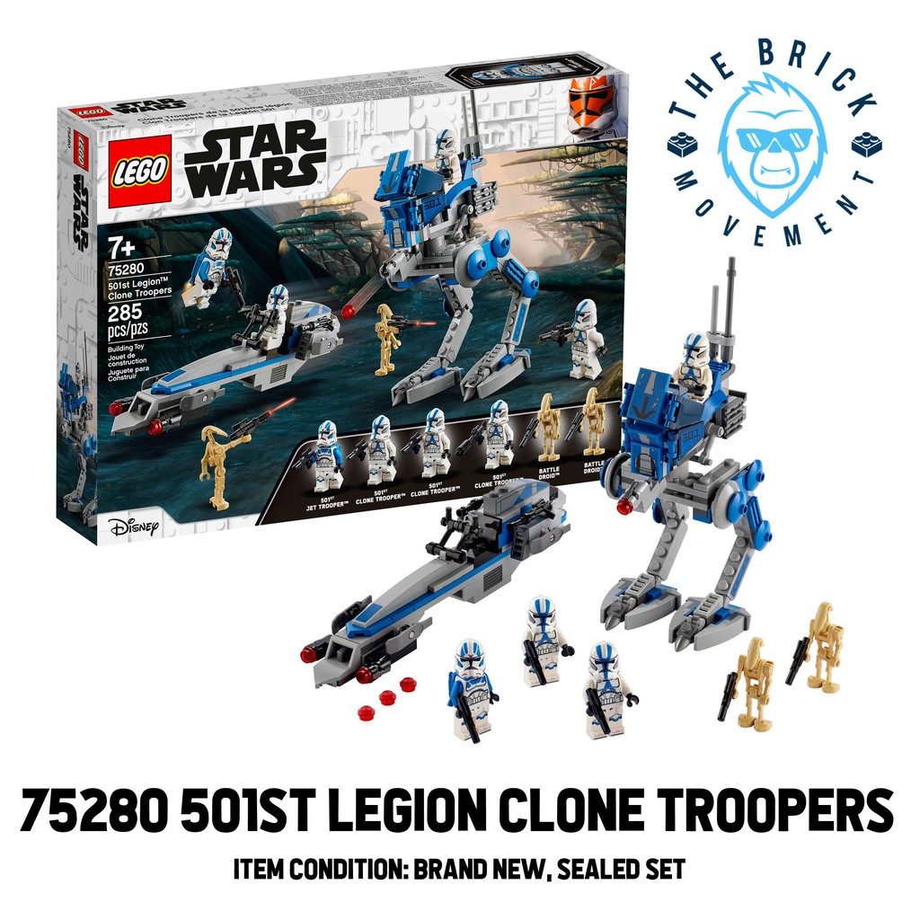 LEGO STAR WARS 75280 501st Legion Clone Troopers Set Shopee Philippines