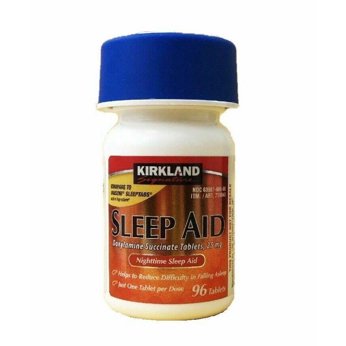 Kirkland Signature SLEEP AID Doxylamine Succinate 25 Mg 96 Tabs Shopee Philippines