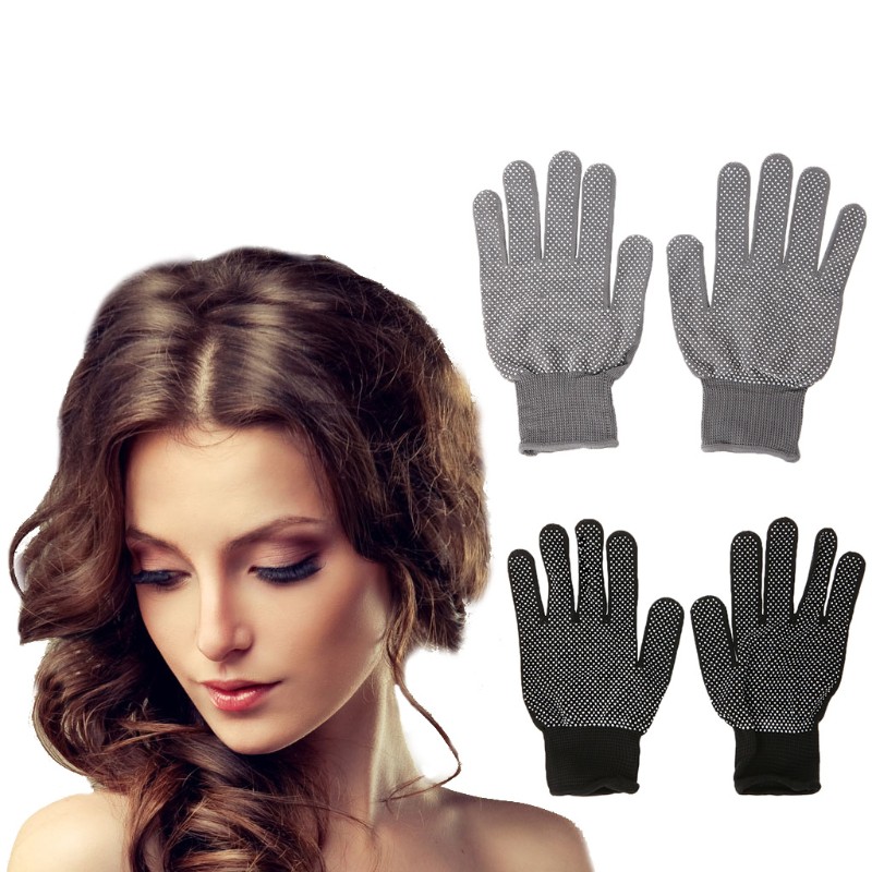 2pcs Heat Resistant Protective Glove Hair Styling For Curling Straight Flat Iron Shopee Philippines