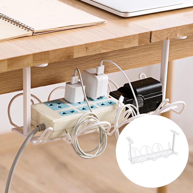 Table Hanging Storage Basket Wire Organizer Patch Panel Storage Rack ...