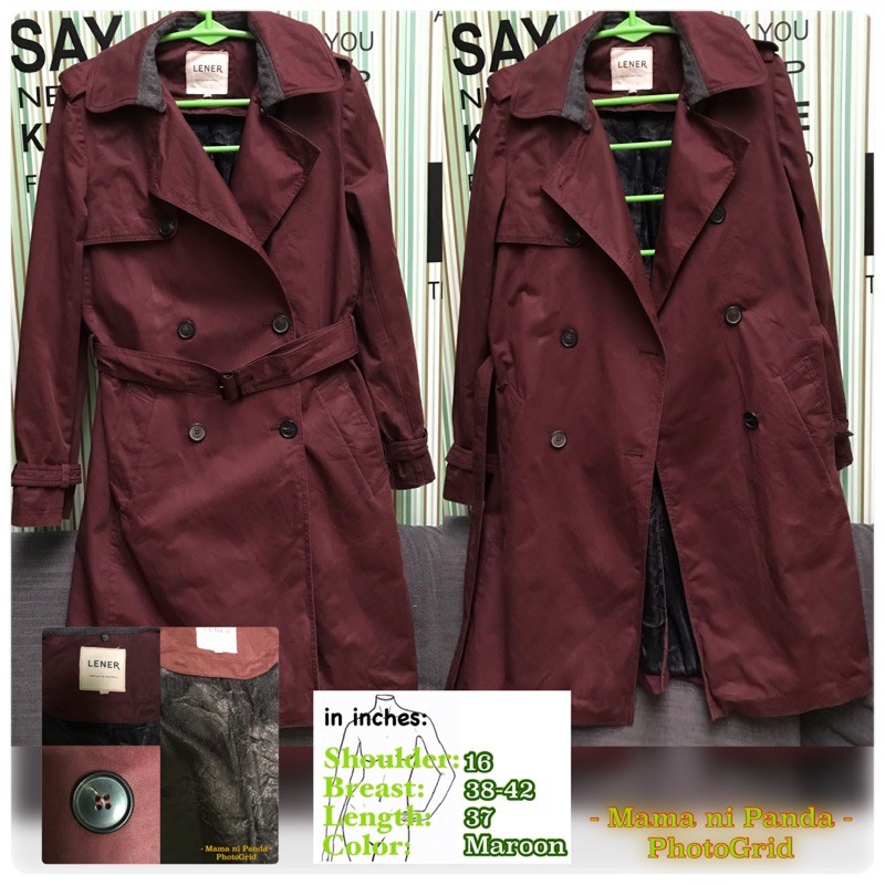 Trench coat by on sale lener