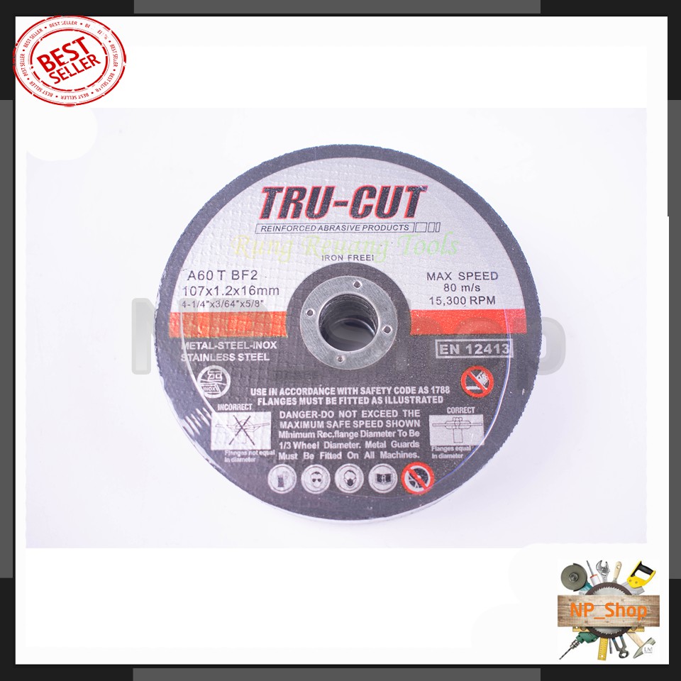 RRT 4-Inch Steel Cutting Disc Box Of 25 Pieces | Shopee Philippines