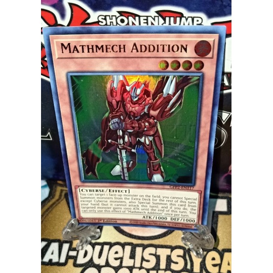 Mathmech Addition (GFP2-UR) 1st Edition Yu-Gi-Oh! | Shopee Philippines