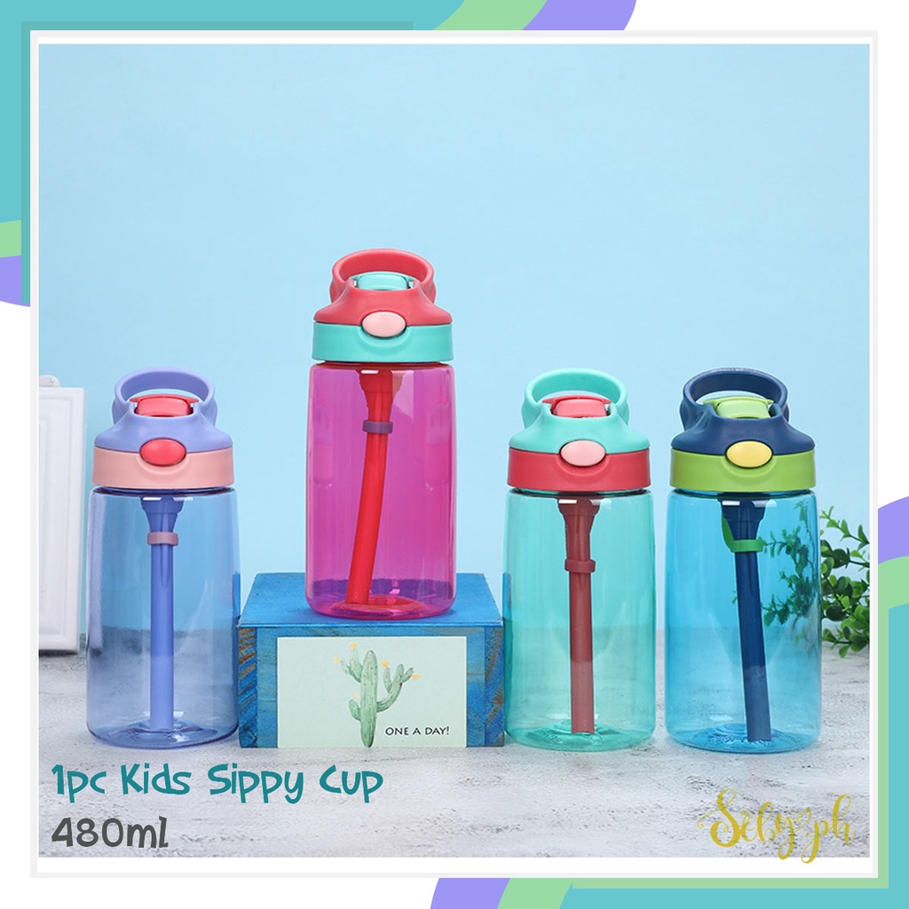 SOBY PH- Children's Straw Sippy Cup Cartoon Cute Bottle Tumbler with ...