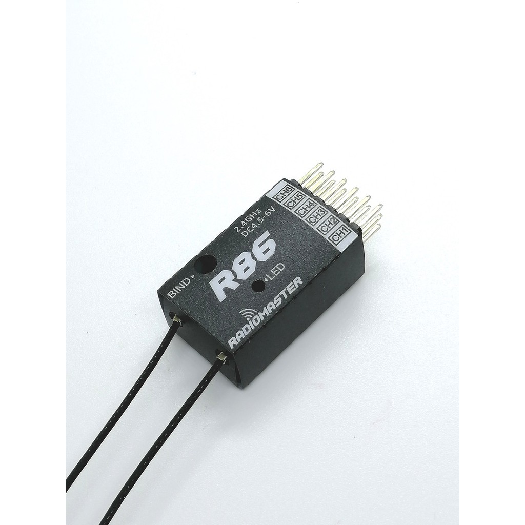 Radiomaster Receiver R86 2.4ghz. 6ch. Compatible Frsky D8 Protocol ...