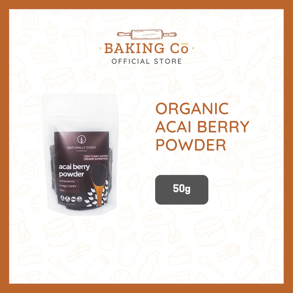 Naturally Good Company Organic Acai Berry Powder - 50g | Shopee Philippines