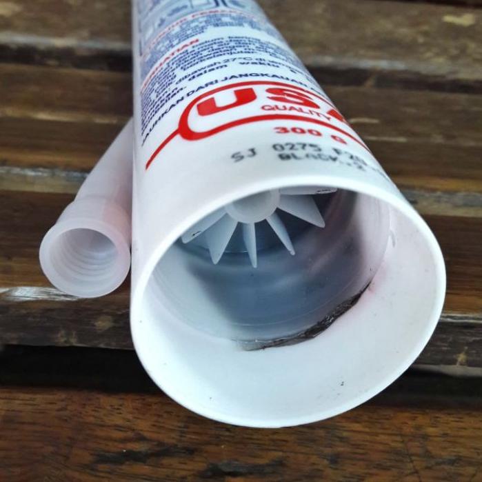 HITAM KAYU New Model Car Glue Sealant Silicon MERIKAN Black 300gram