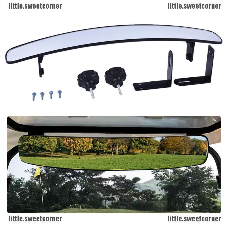 TCPH Golf Cart Rear View Mirror, 180 Degree Rear View Mirror 16.5