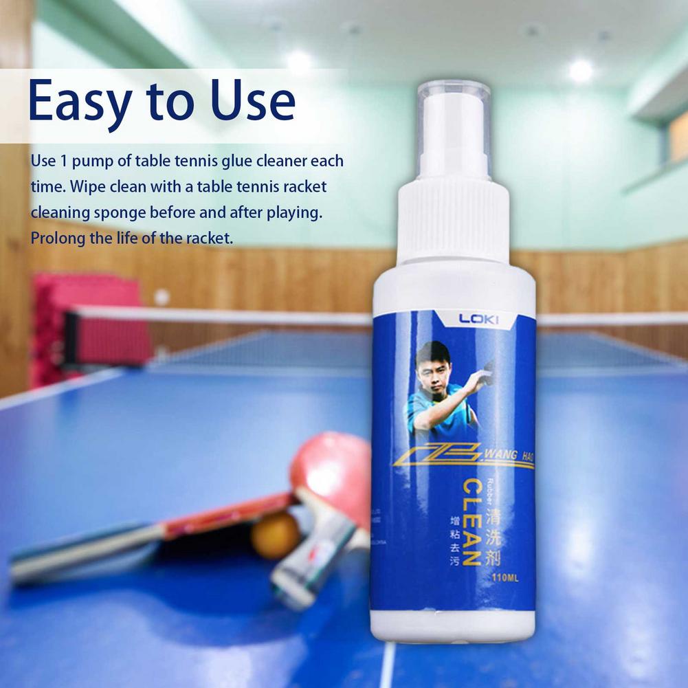 shopeeNo.1۩ 110ML Table Tennis Racket Rubber Cleaner Dirt Sweat Removal