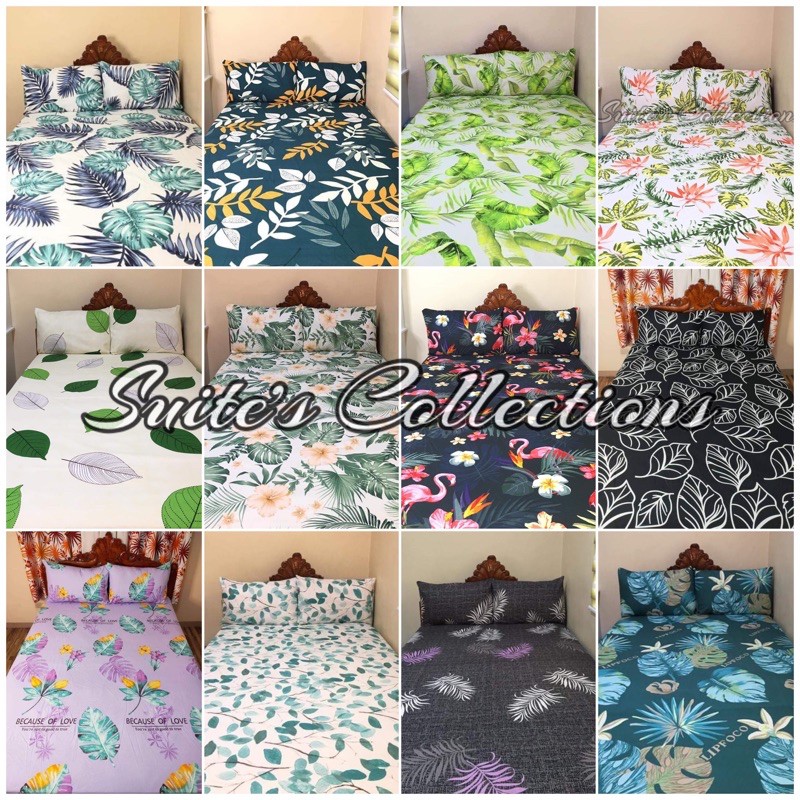 3 in1 LV DESIGN BEDSHEET AND 2PILLOWCASE CANADIAN COTTON GOOD QUALITY ALL  SIZES AVAILABLE (DIRECT TAHIAN)