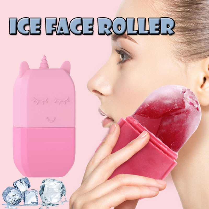 Ice Face Roller for Face and Eye Reusable Beauty Ice Facial Roller for