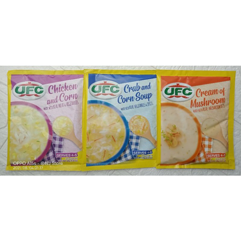 UFC Cream of Mushroom 70g | Shopee Philippines