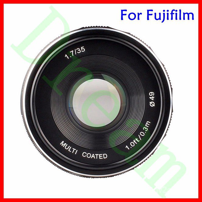 Meike 35mm f1.7 Prime Fixed Manual Focus Lens for Fujifilm X Mount