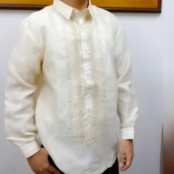 MEN'S BARONG TAGALOG PURE EMBROIDERED | Shopee Philippines