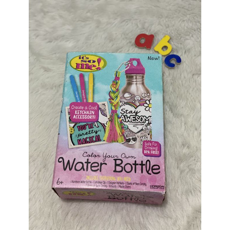 It's So Me! Color Your Own Water Bottle | Shopee Philippines