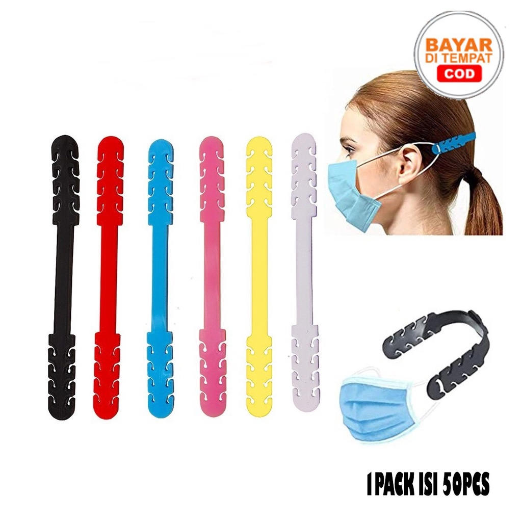 Mask Mask HookHOOK (50PCS) Silicone Mask Connector Hijab Mask Connector ...