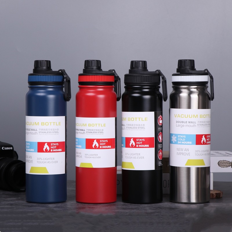Stainless Steel Tumbler hot and cold Insulation Cup Vacuum thermos Water  Bottle 600/1000ml
