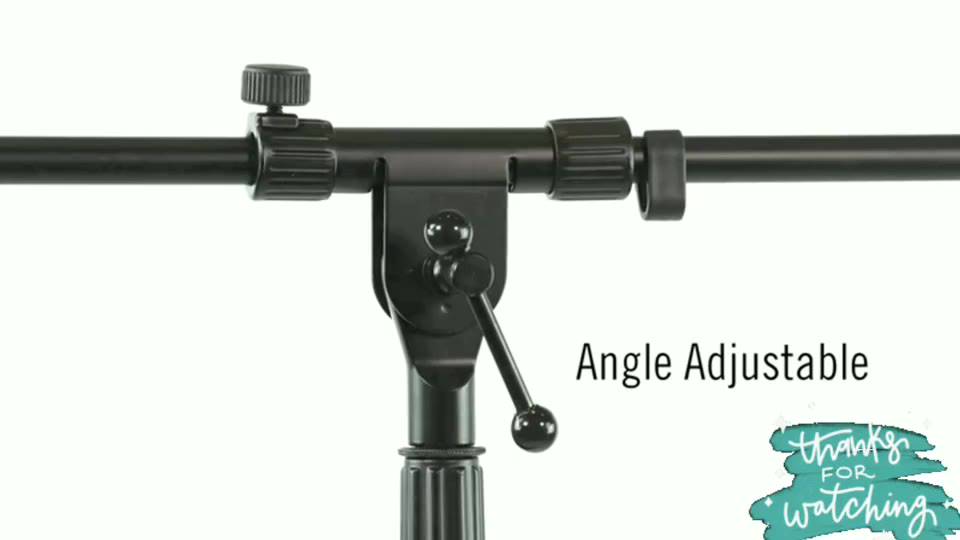 Popcorn K12 Portable Microphone Stand Heavy Duty Adjustable Collapsible ...