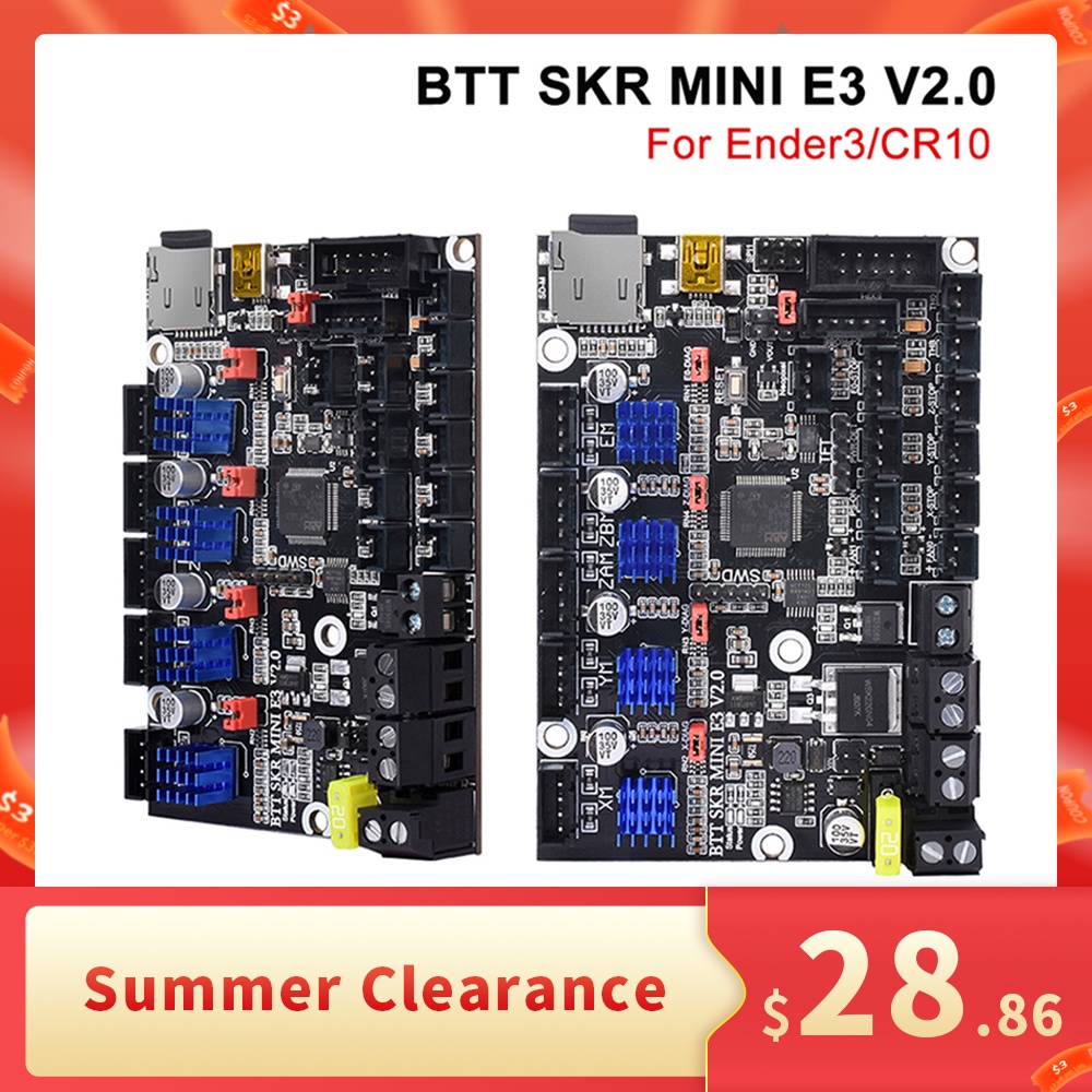 BIGTREETECH SKR MINI E3 V2 32Bit 3D Motherboard TMC2209 3D Printer ...