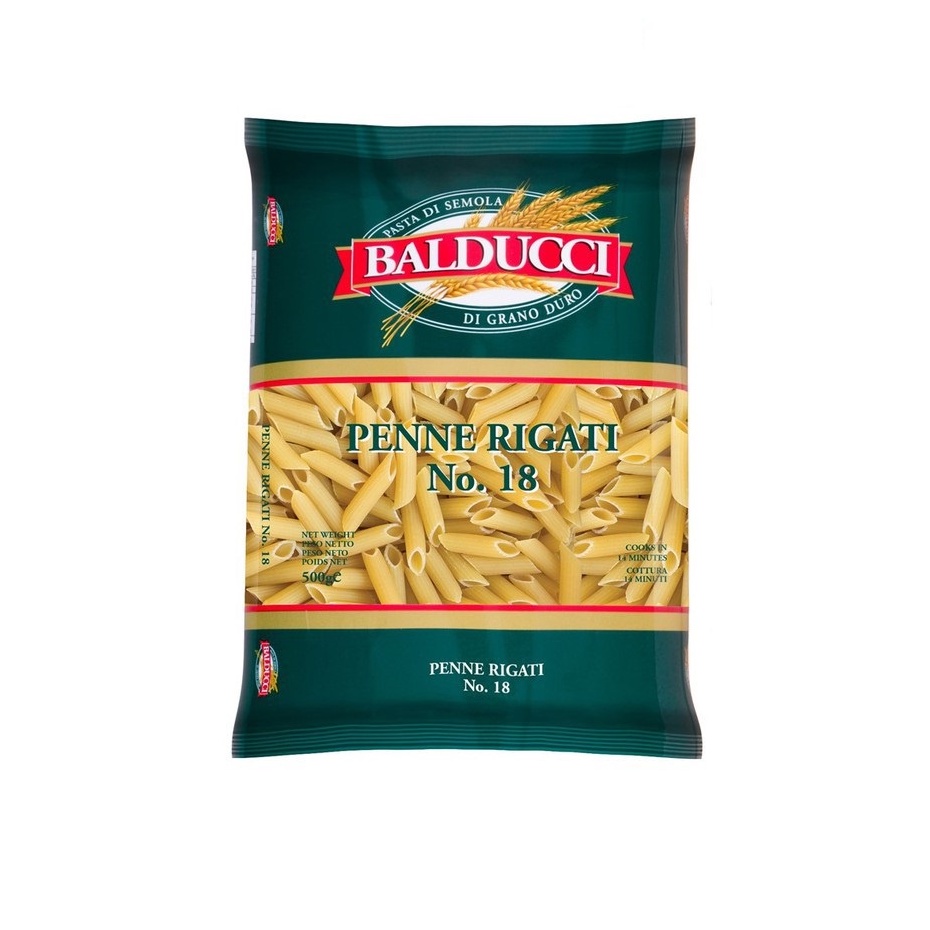 Balducci Penne Rigati 500g | Shopee Philippines