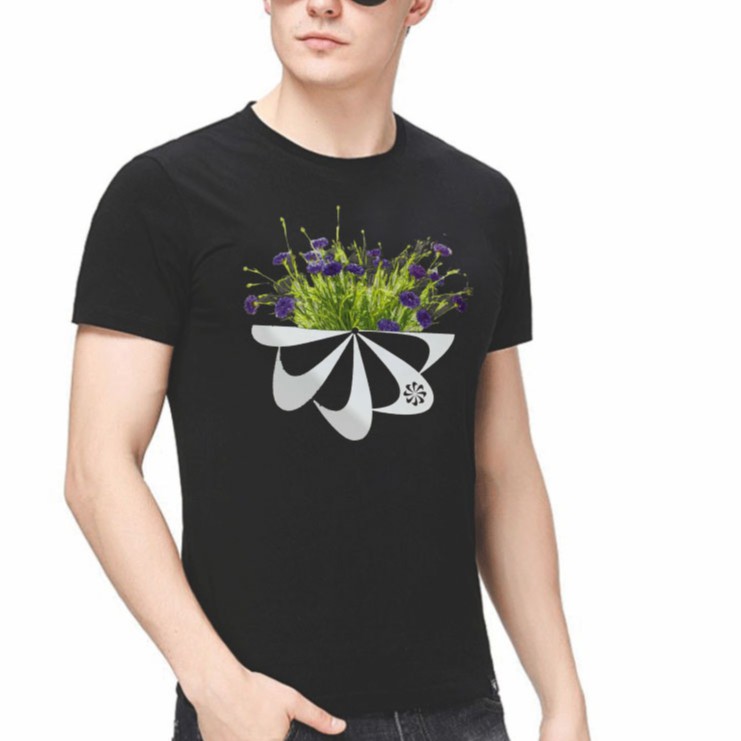 Nike t outlet shirt flowers