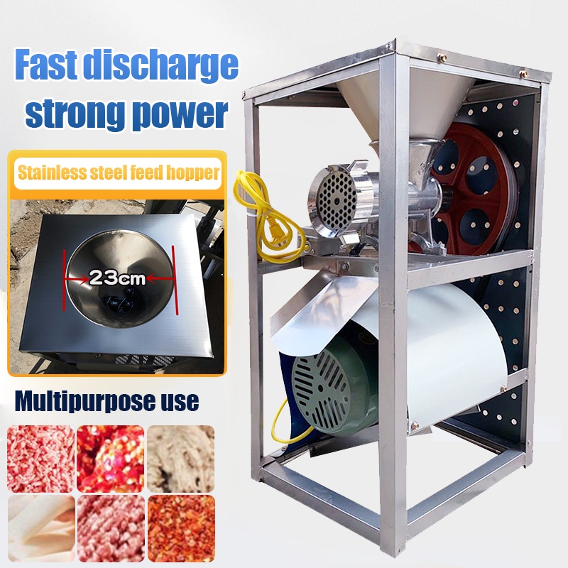 Commercial meat grinder bone crusher household meat grinder pepper ...