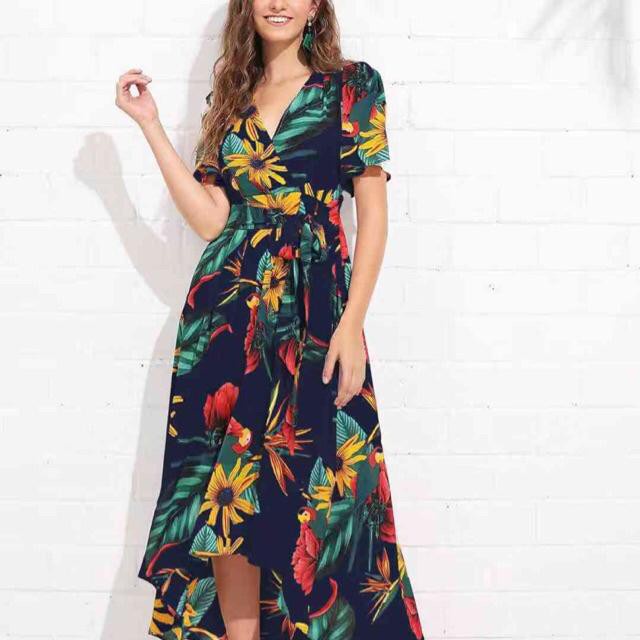 Hawaiian dress outlet shopee